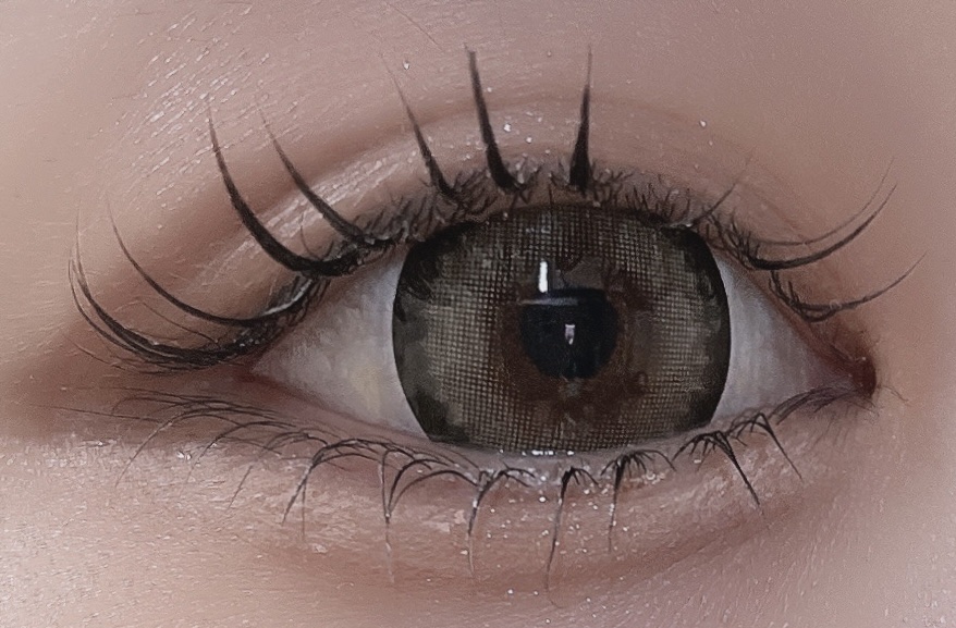 DopeWink 1month ミラーベージュ/Dope Wink/１ヶ月（１MONTH）カラコンを使ったクチコミ（2枚目）