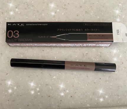 コンシャスライナーカラー/KATE/リキッドアイライナーを使ったクチコミ(1枚目)