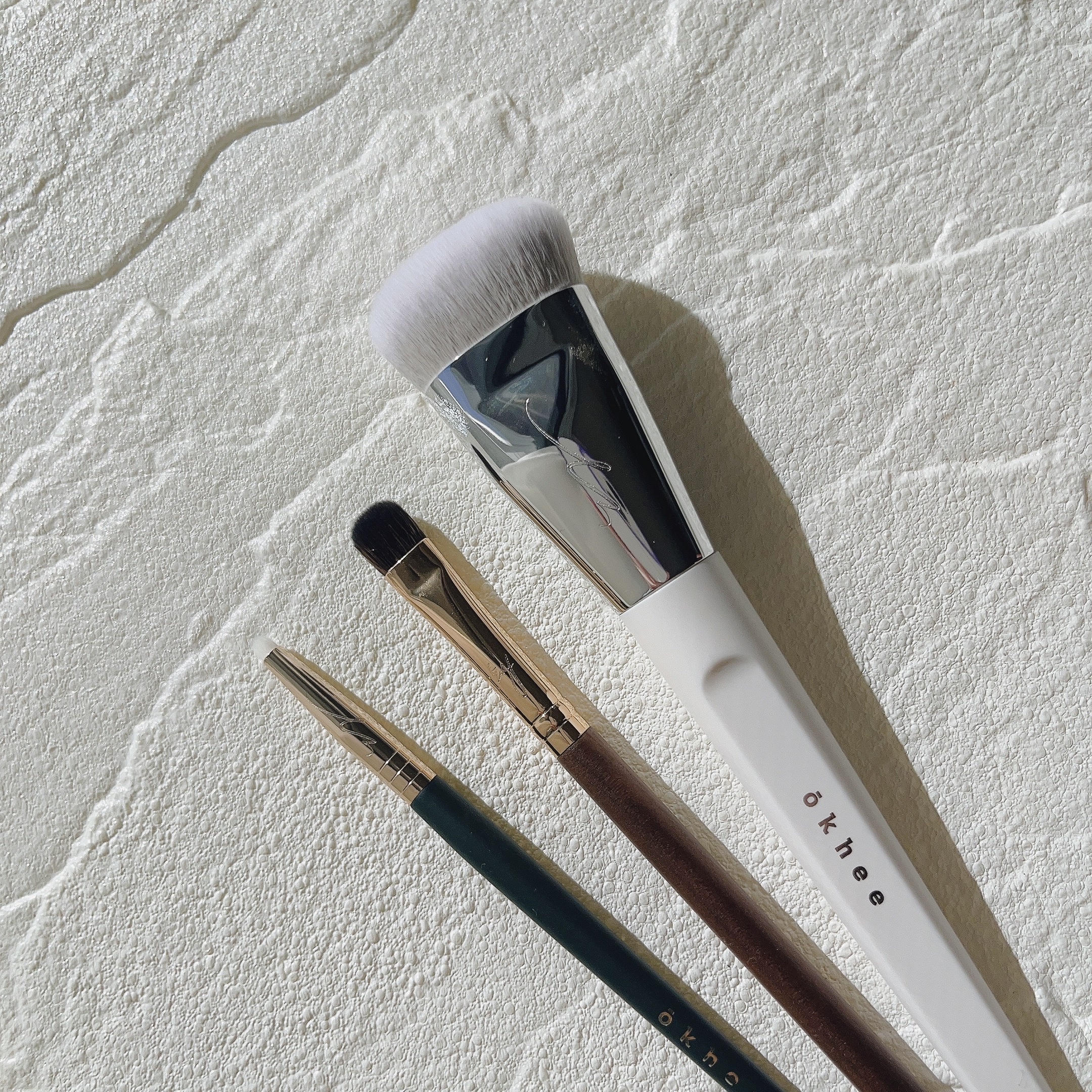 okhee 白玉ファンデーションブラシ/SOOA DOR/メイクブラシを使ったクチコミ（1枚目）