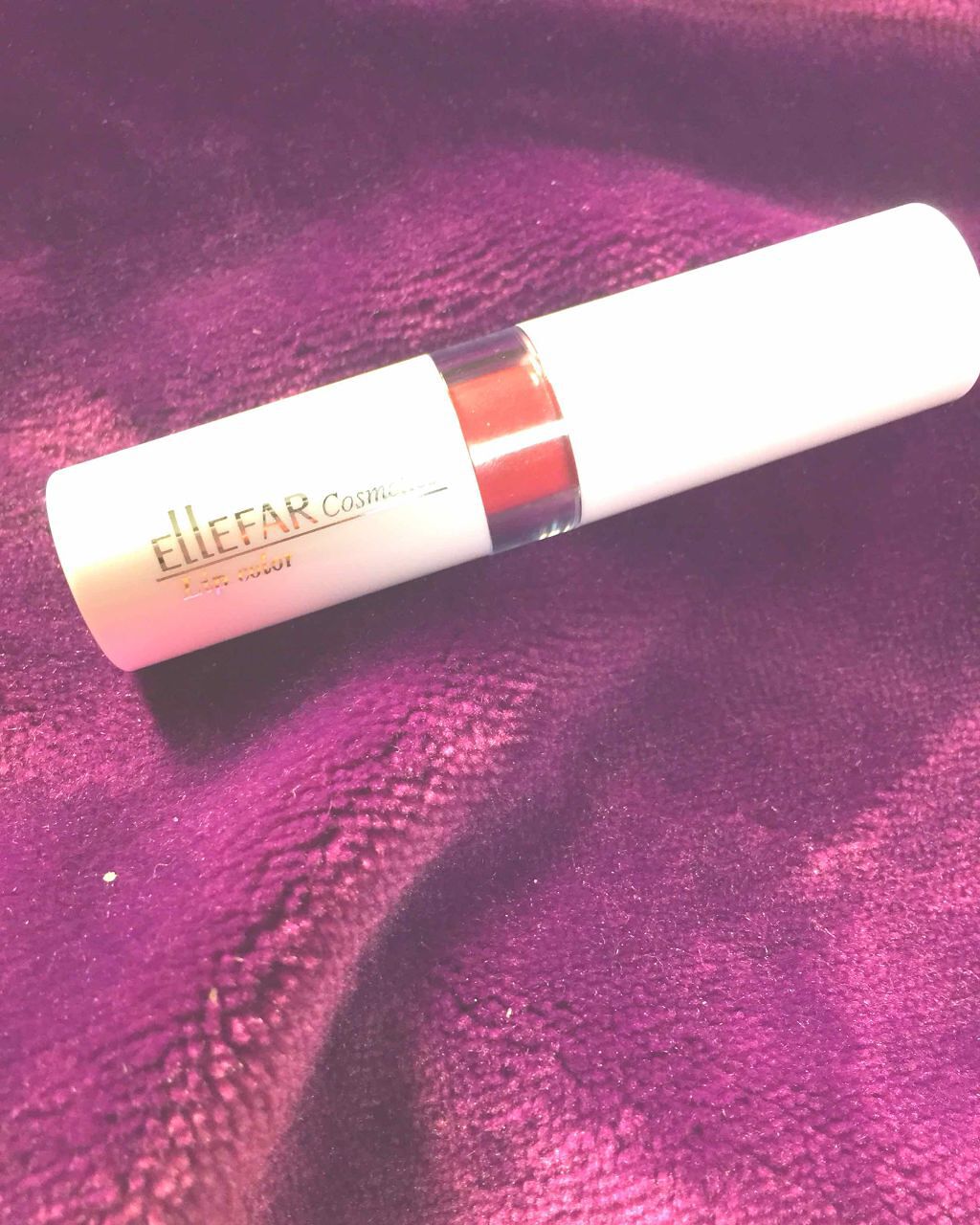 エルファーリップカラー/DAISO/口紅を使ったクチコミ（1枚目）