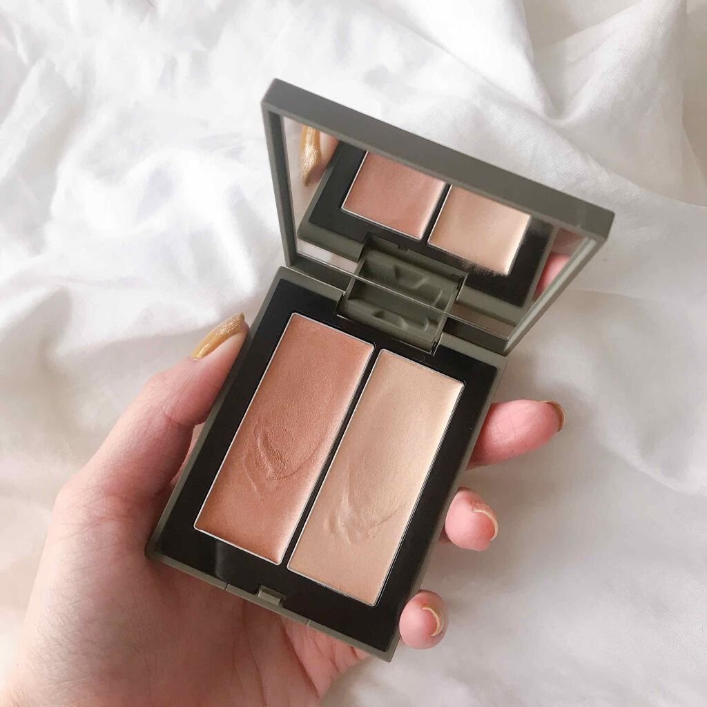 THREE シマリング グロー デュオ/THREE/クリームハイライトを使ったクチコミ（2枚目）