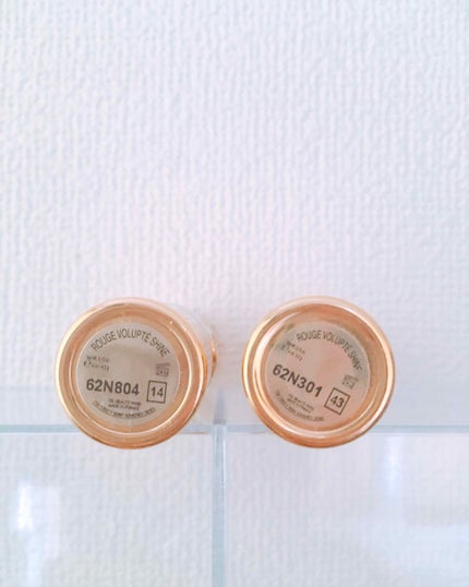 ルージュ ヴォリュプテ シャイン/YVES SAINT LAURENT BEAUTE/口紅を使ったクチコミ(2枚目)