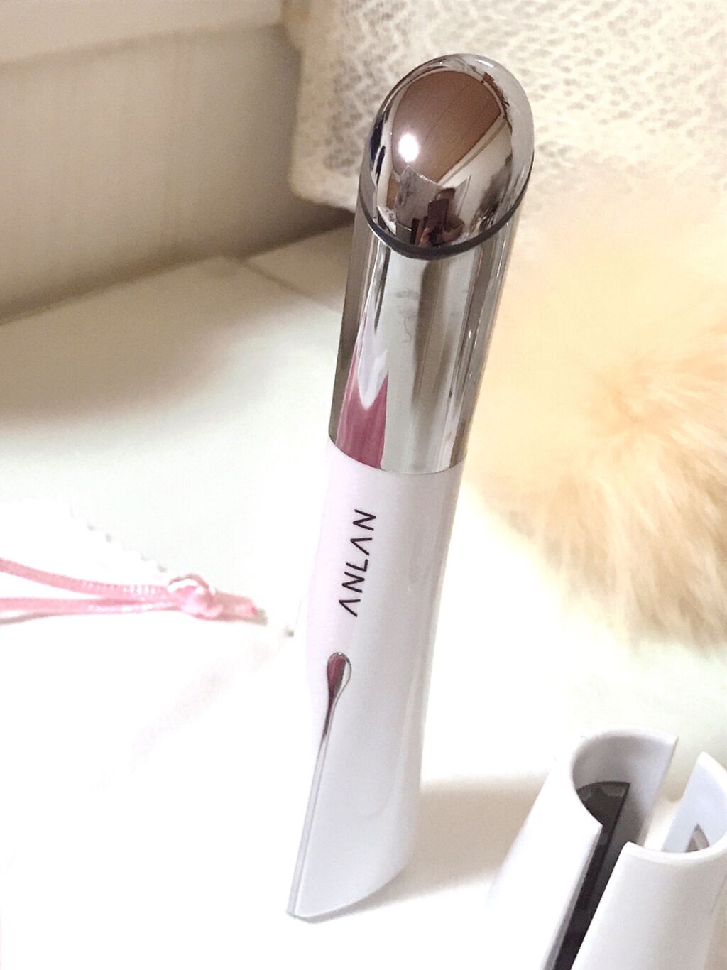 とーこ on LIPS 「ANLAN目元ケア美顔器EMS美顔器プチプラの中でも オススメ..」(4枚目)