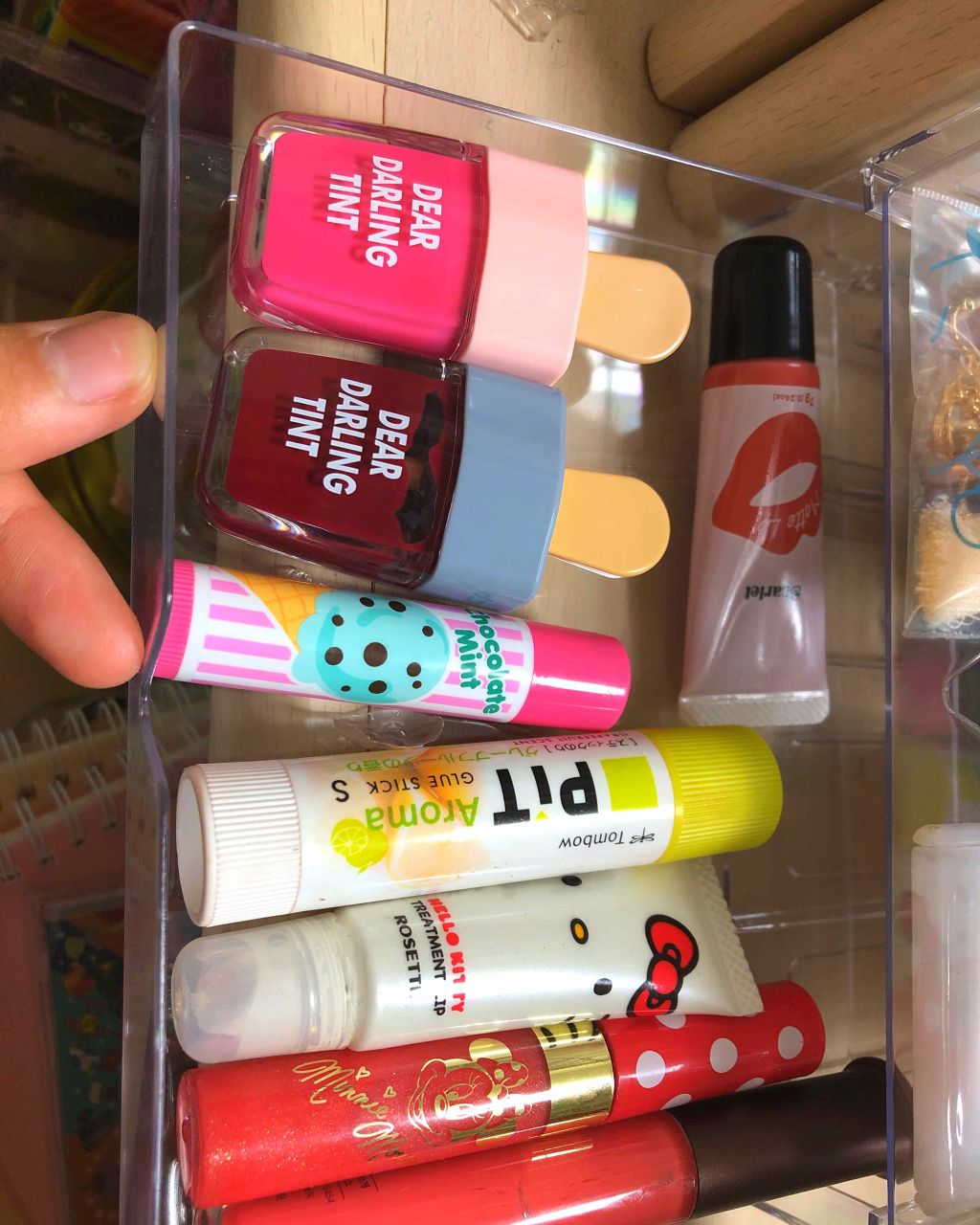 3段式クリアーケース/DAISO/その他化粧小物を使ったクチコミ（1枚目）