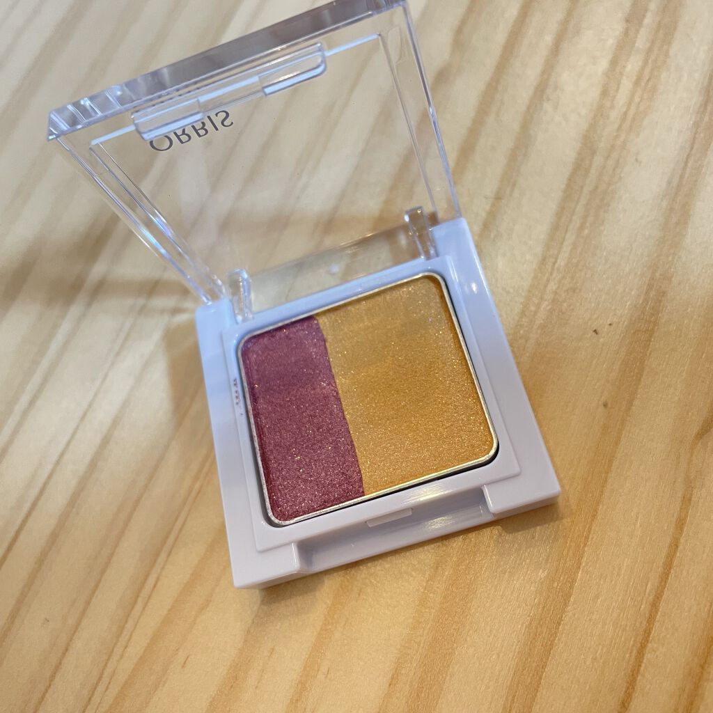 ツイングラデーションアイカラー/オルビス/アイシャドウパレットを使ったクチコミ（2枚目）