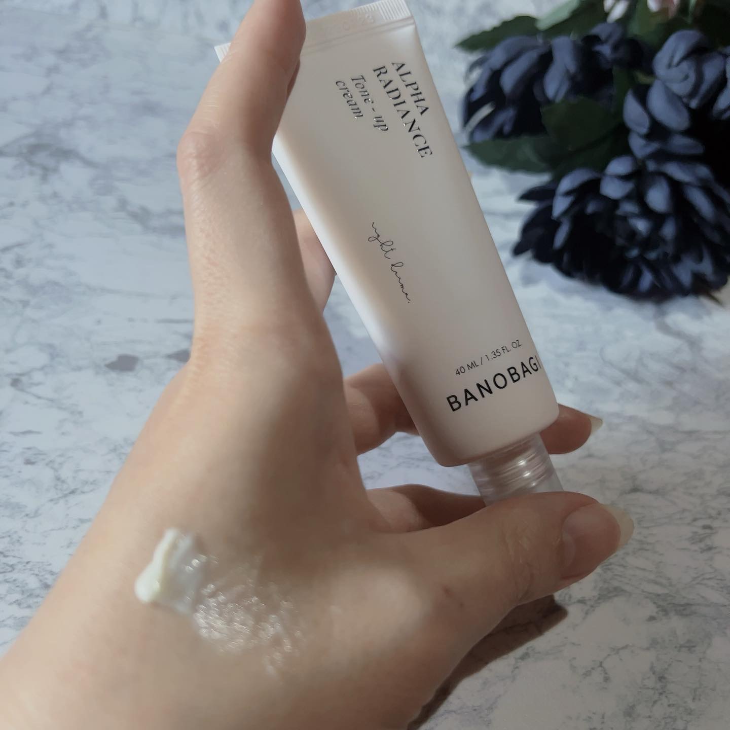 アルファ ラディアンス トーンアップクリーム/BANOBAGI/フェイスクリームを使ったクチコミ（2枚目）