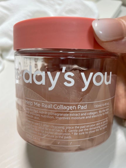 ヘルプミー! リアルコラーゲンパッド/One-day's you/トナーパッドを使ったクチコミ(2枚目)