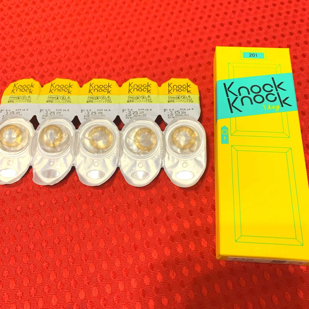 knock knock/SHOBIDO/カラーコンタクトレンズを使ったクチコミ(1枚目)