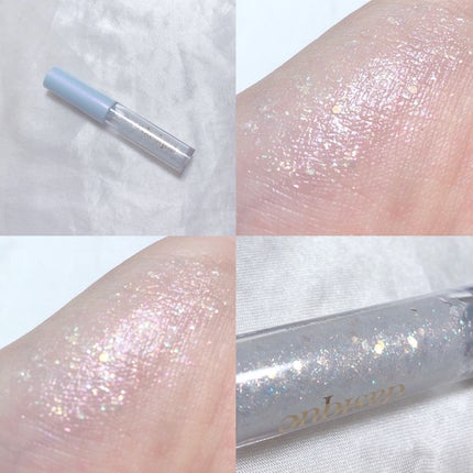 スターリット リキッドグリッター/dasique/メイクアップを使ったクチコミ(2枚目)