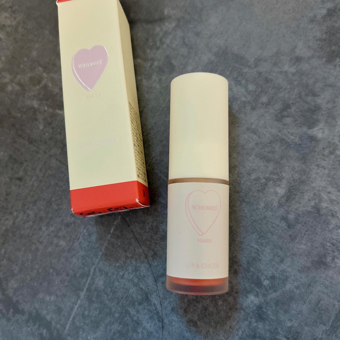 リップ＆チーク リンダオレンジ/WHOMEE/ジェル・クリームチークを使ったクチコミ（1枚目）
