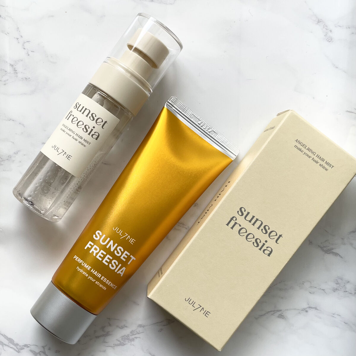 エンジェリングヘアミスト サンセットフリージア/JUL7ME/ヘアミストを使ったクチコミ（1枚目）