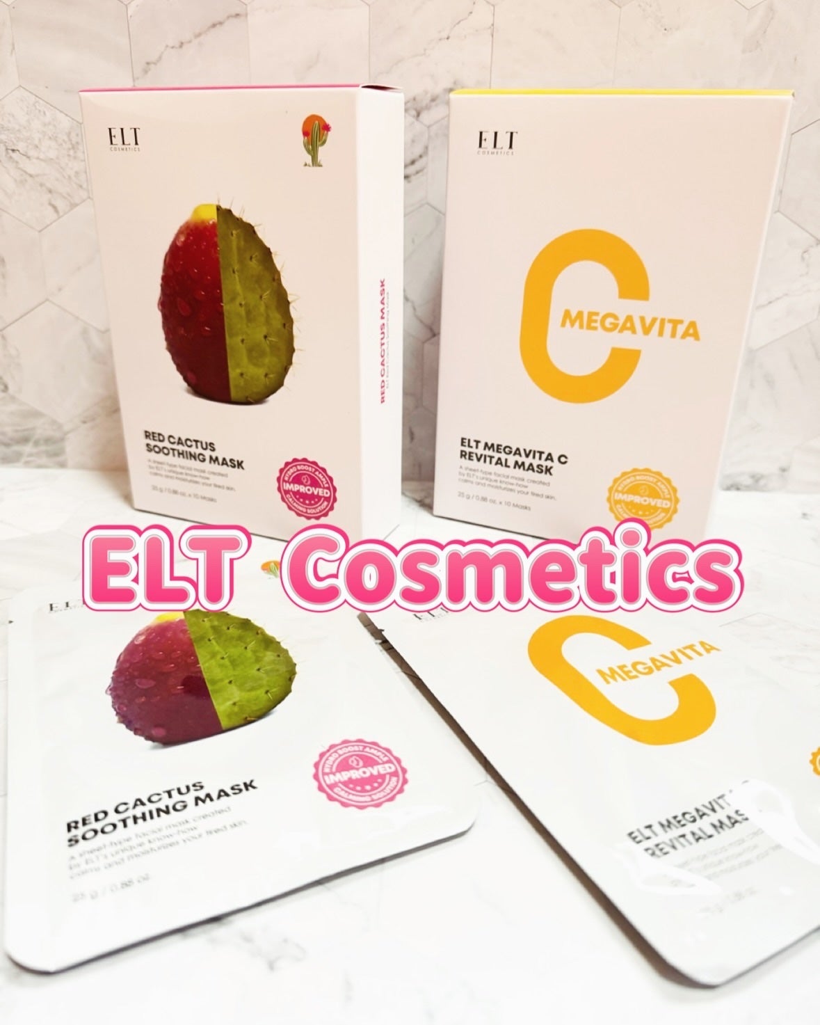 レッドカクタススージングマスク/ELT COSMETICS/シートマスク・パックを使ったクチコミ(1枚目)