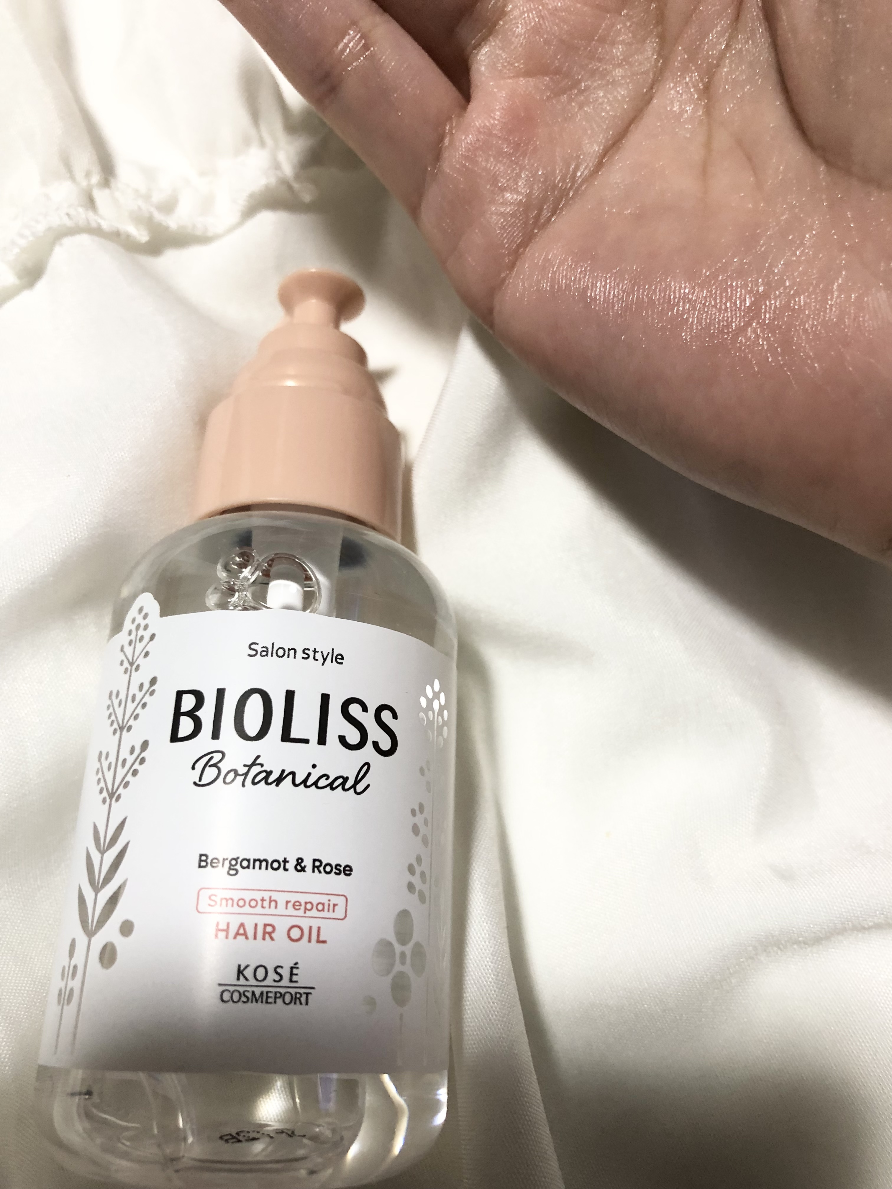 ボタニカル モイスト リペア ヘアオイル/SSビオリス/ヘアオイルを使ったクチコミ（3枚目）