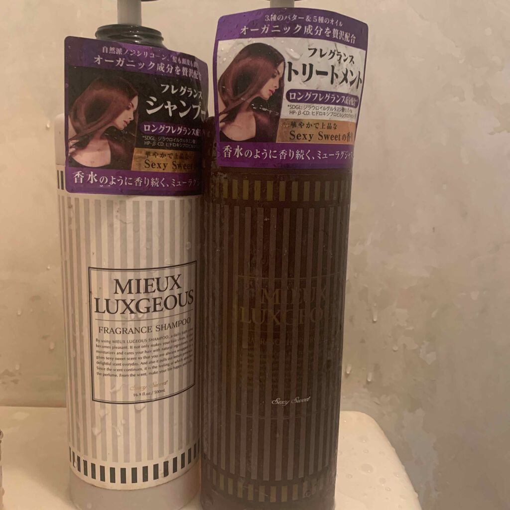 FRAGRANCE SHAMPOO／TREATMENT/MIEUX LUXGEOUS(ミューラグジャス)/市販シャンプーを使ったクチコミ（1枚目）
