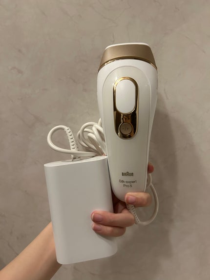 ブラウンシルクエキスパート (光美容器)/ブラウン/家庭用脱毛器を使ったクチコミ(2枚目)