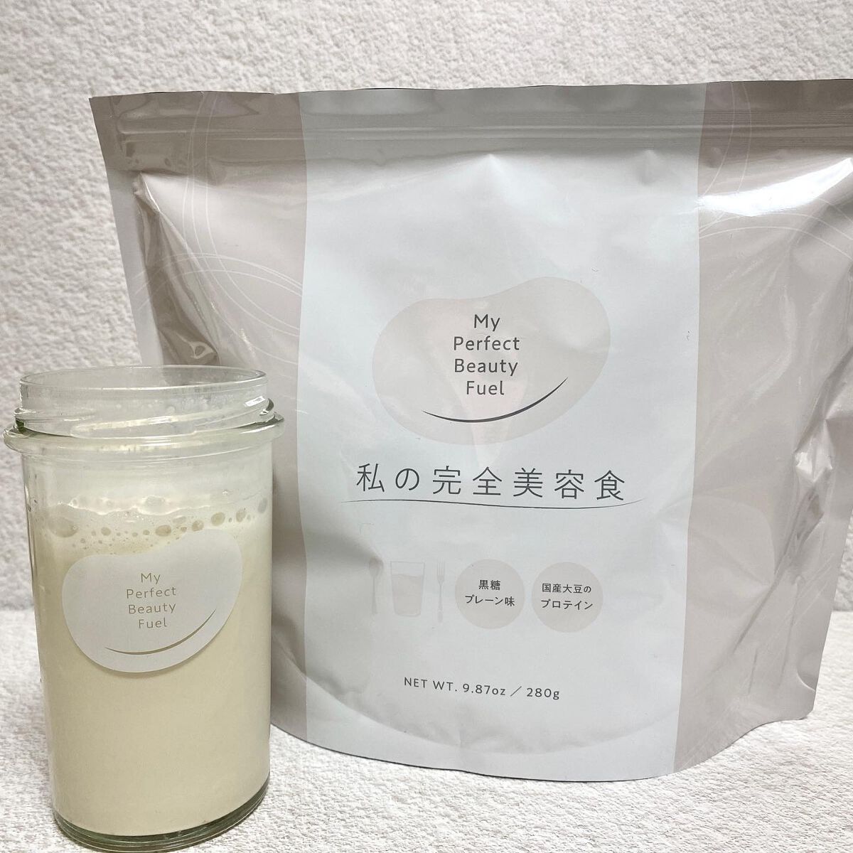 私の完全美容食 黒糖プレーン味 /私の完全美容食/ソイプロテインを使ったクチコミ(4枚目)