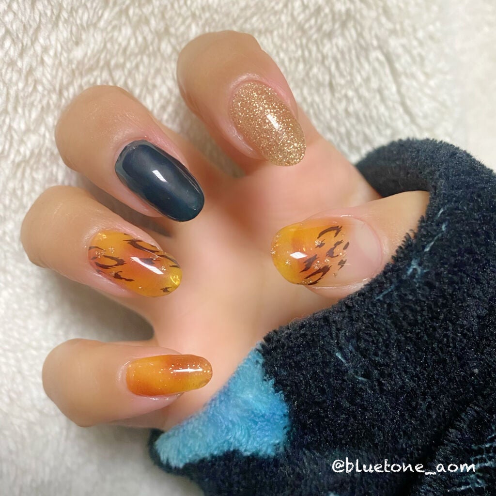 ジェルネイル(ライト対応)/セリア/ジェルネイルを使ったクチコミ(4枚目)