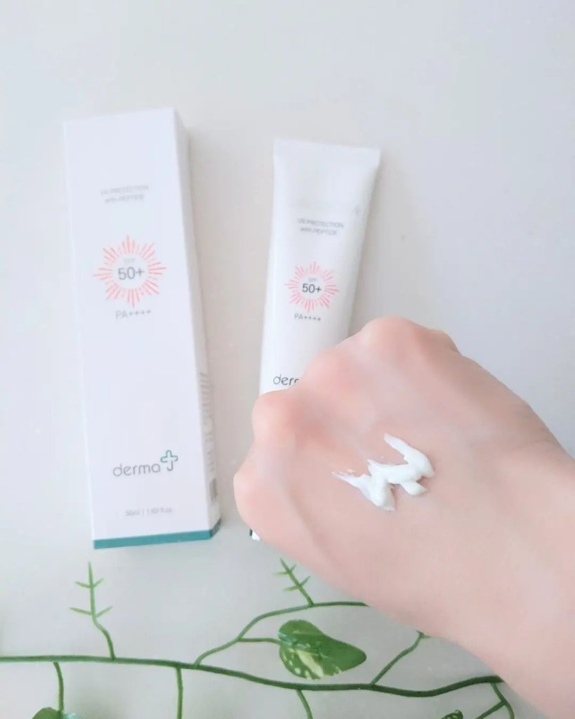 サンクリーム＋/ DermaJ/日焼け止めクリームを使ったクチコミ（3枚目）