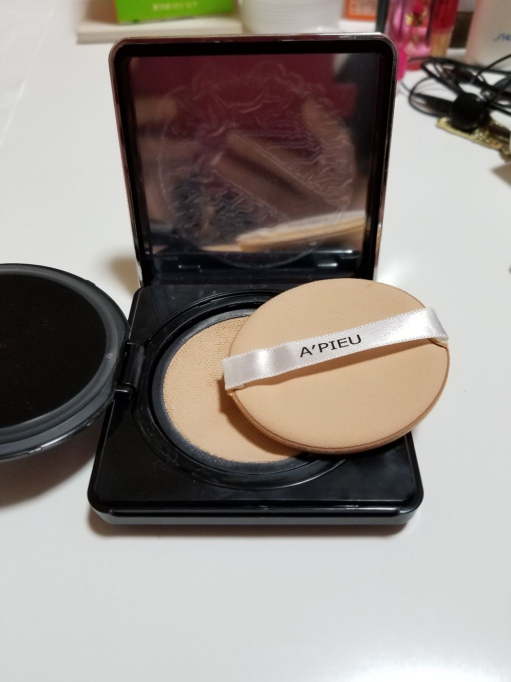 ワンダー テンションパクト/A’pieu/クッションファンデーションを使ったクチコミ（2枚目）