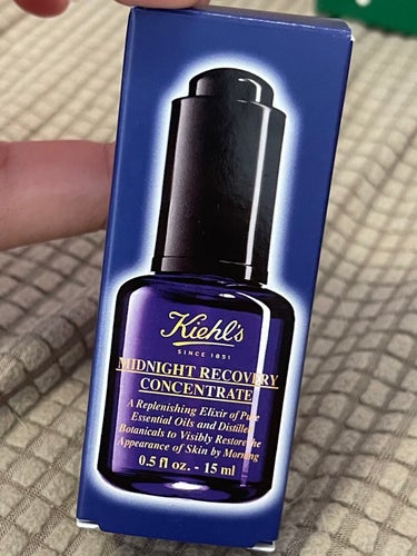 キールズ ミッドナイトボタニカル コンセントレート/Kiehl's/フェイスオイルを使ったクチコミ（2枚目）