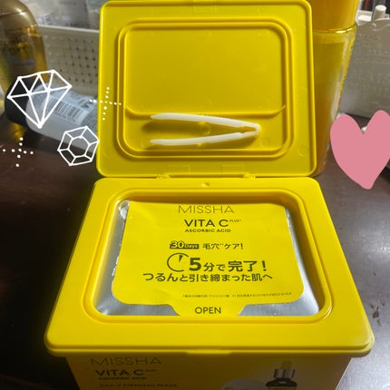 ミシャ ビタシープラス デイリーマスク【日本処方】/MISSHA/シートマスク・パックを使ったクチコミ(2枚目)