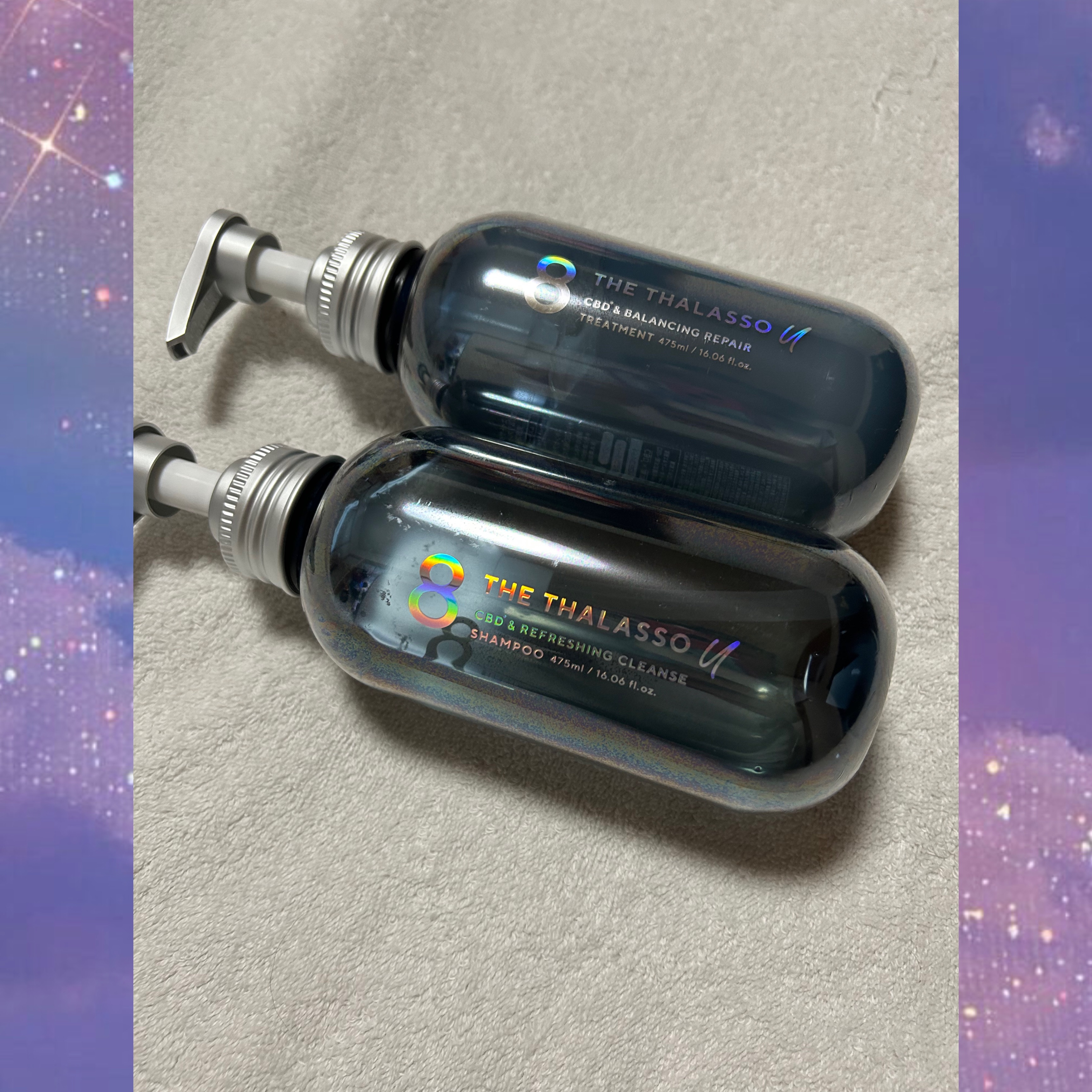 エイトザタラソ ユー CBD＆リフレッシング クレンズ 美容液シャンプー／CBD＆バランシング ダメージリペア 美容液ヘアトリートメント/エイトザタラソ/市販シャンプーを使ったクチコミ（1枚目）