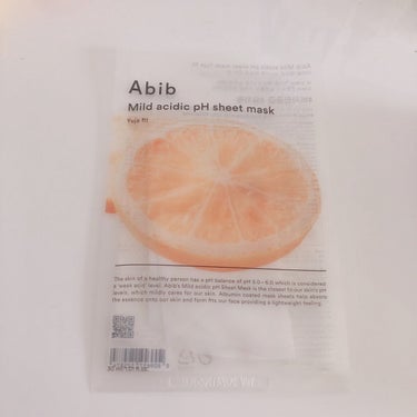 弱酸性pHシートマスク 柚子フィット/Abib /シートマスク・パックを使ったクチコミ（8枚目）