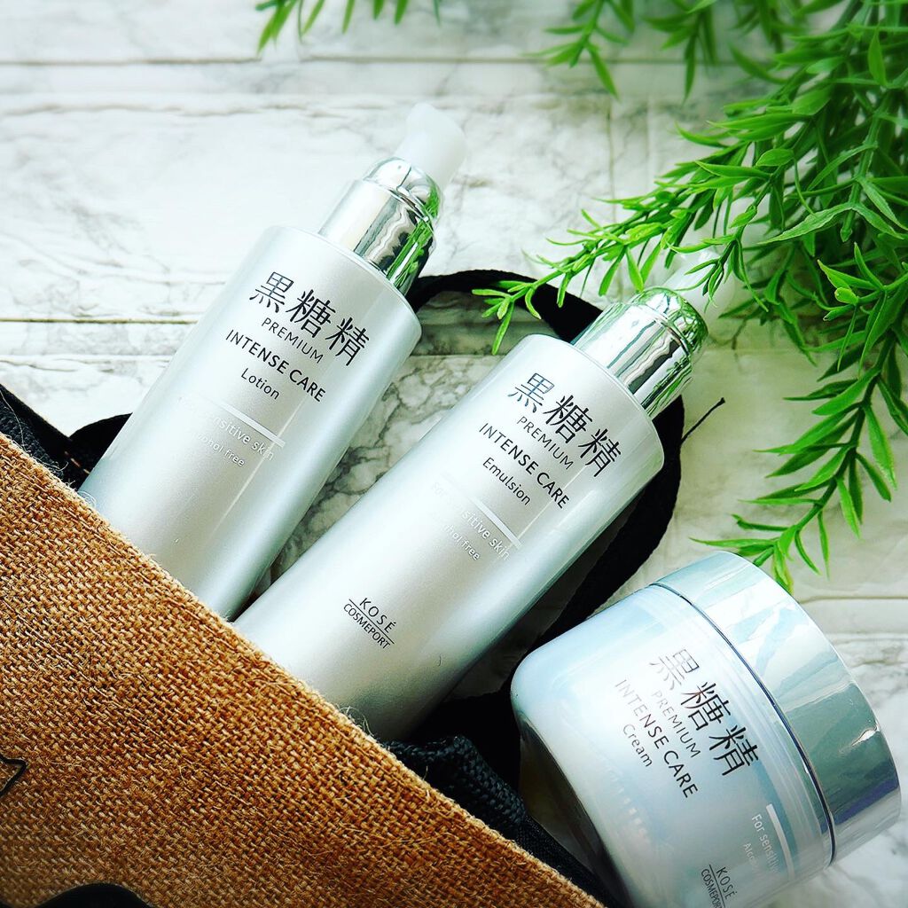 プレミアム インテンスケア エマルジョン/黒糖精/乳液を使ったクチコミ（1枚目）