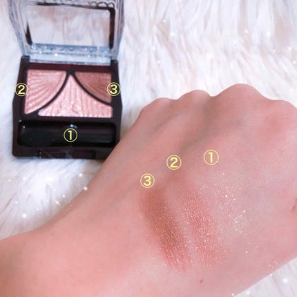 ジューシーピュアアイズ/キャンメイク/アイシャドウパレットを使ったクチコミ(2枚目)