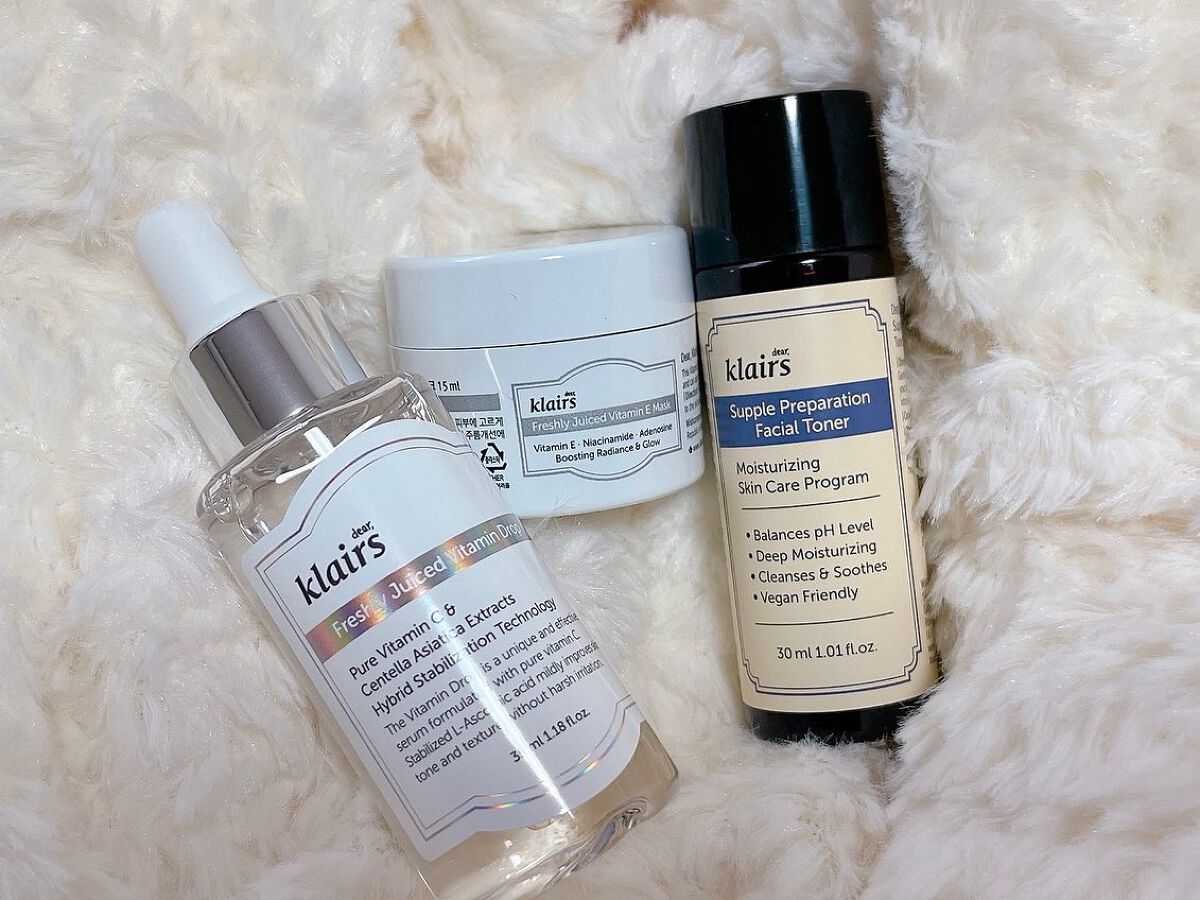 フレッシュリージュースドビタミンドロップ(35ml)/Klairs/美容液を使ったクチコミ（1枚目）