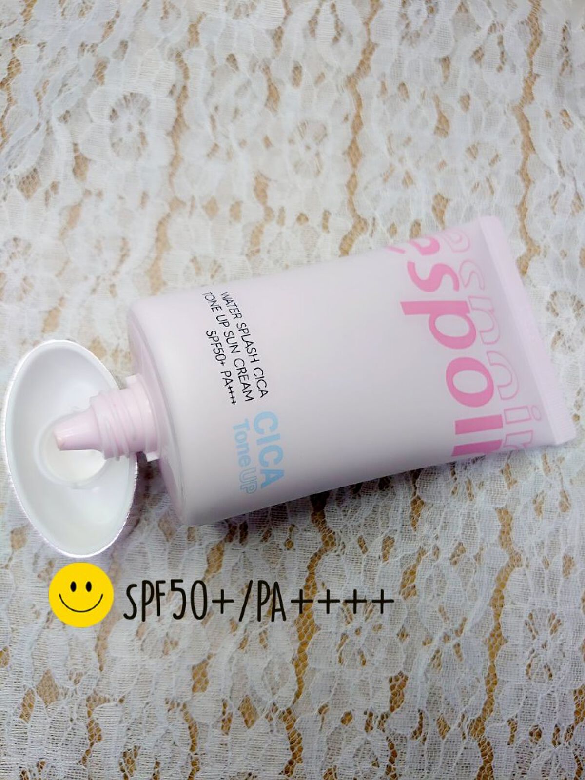 ウォータースプラッシュシカトーンアップクリーム/espoir/化粧下地を使ったクチコミ（2枚目）