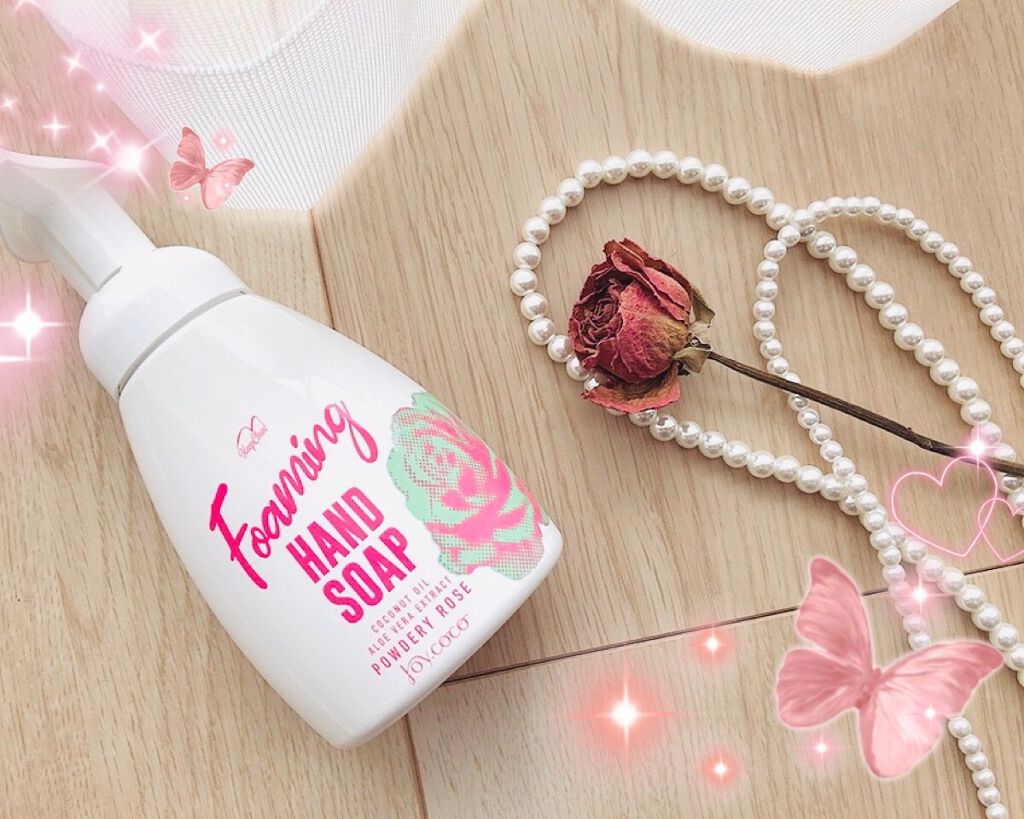 フォームハンドソープ パウダリーローズ/Joy.coco(ジョイココ)/ハンドソープを使ったクチコミ(2枚目)