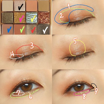 グラムチェンジマルチパレット/A.BLACK/マルチパレットを使ったクチコミ(4枚目)