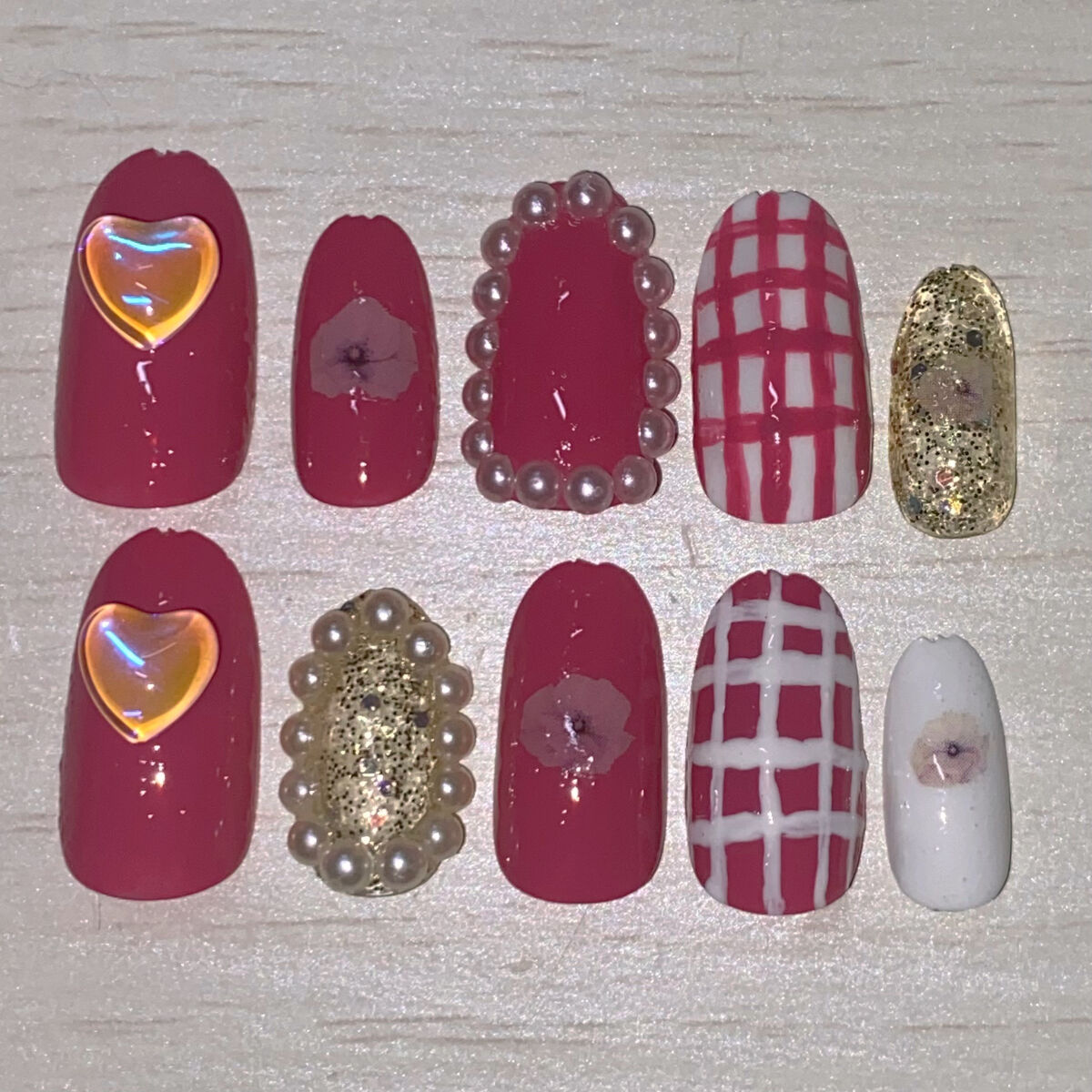 しずくネイルシール/キャンドゥ/ネイルシールを使ったクチコミ（3枚目）