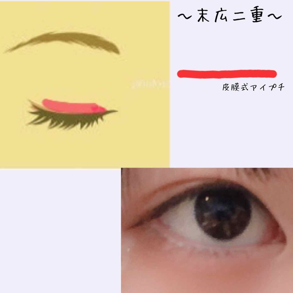 シークレットクリアフィルム/Automatic Beauty/二重まぶた用アイテムを使ったクチコミ(3枚目)