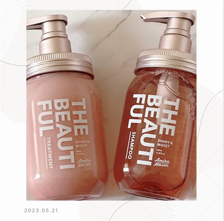 シャイニー＆モイスト シャンプー／ヘアトリートメント/アミノメイソン/市販シャンプーを使ったクチコミ（1枚目）