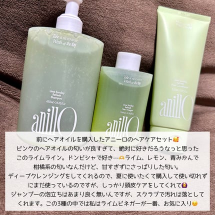 ライムサンデー リフレッシュシャンプー/ANILLO/市販シャンプーを使ったクチコミ(4枚目)