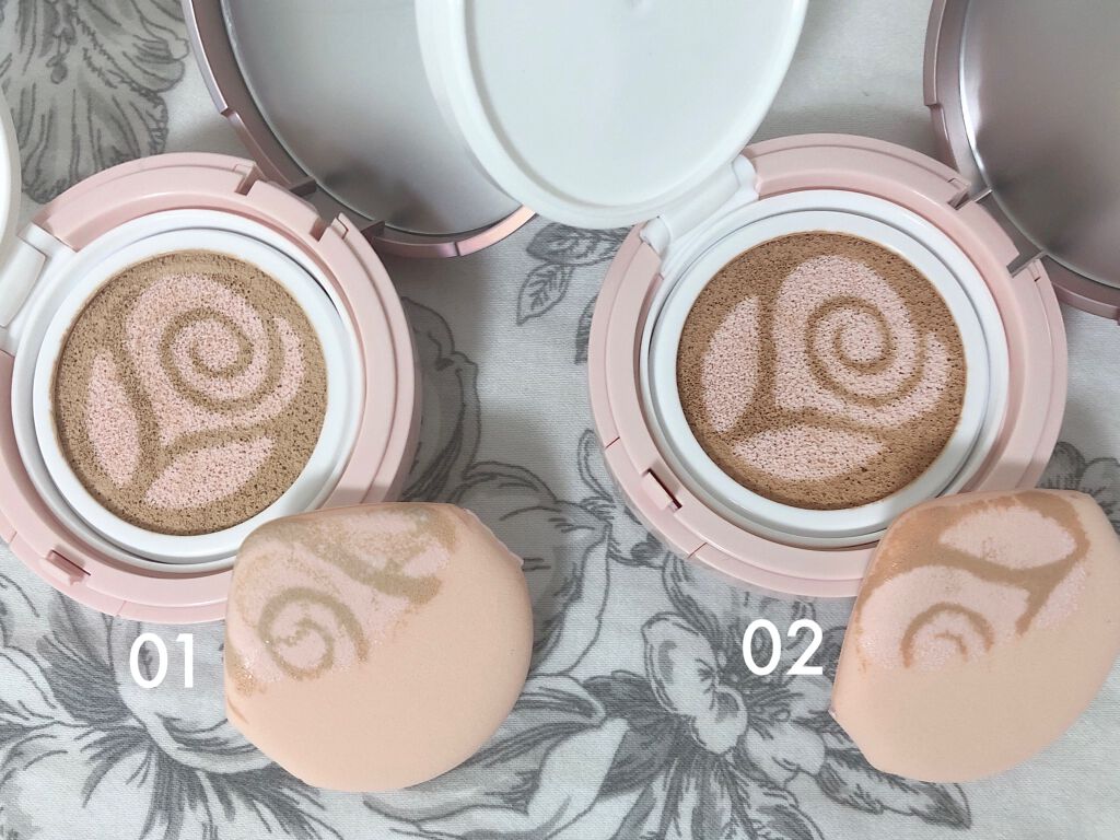 ZEESEA メタバースピンクシリーズ ソフトフォーカスツートンBBクッション/ZEESEA/クッションファンデーションを使ったクチコミ(3枚目)