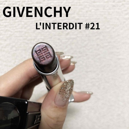 ランテルディ・リップスティック/GIVENCHY/口紅を使ったクチコミ(1枚目)
