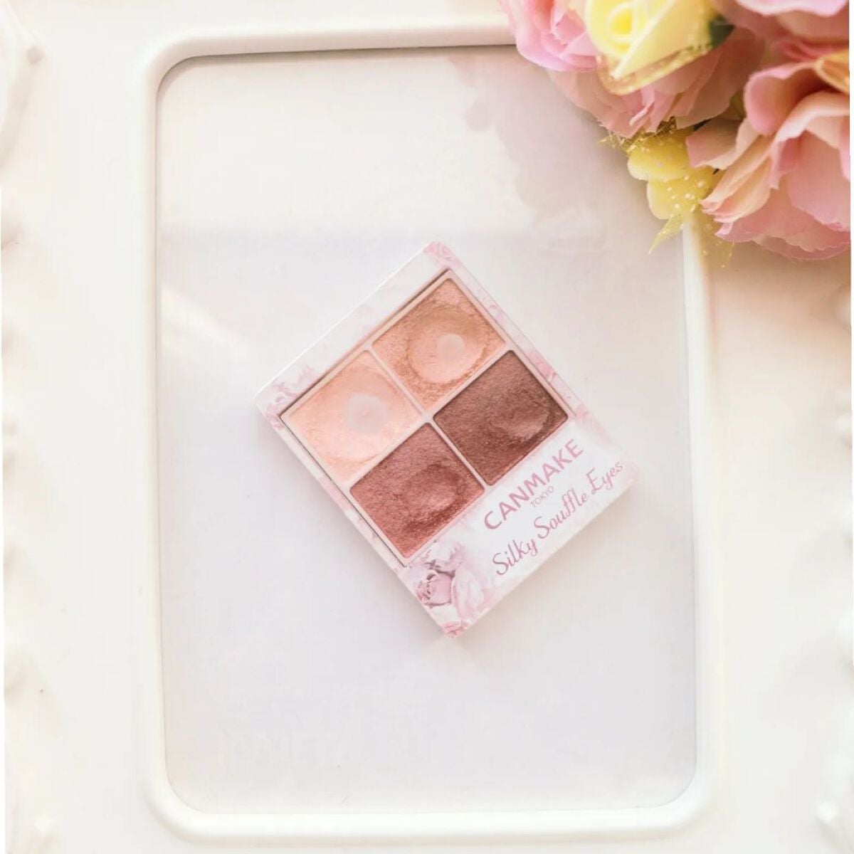 シルキースフレアイズ/キャンメイク/アイシャドウパレットを使ったクチコミ(1枚目)