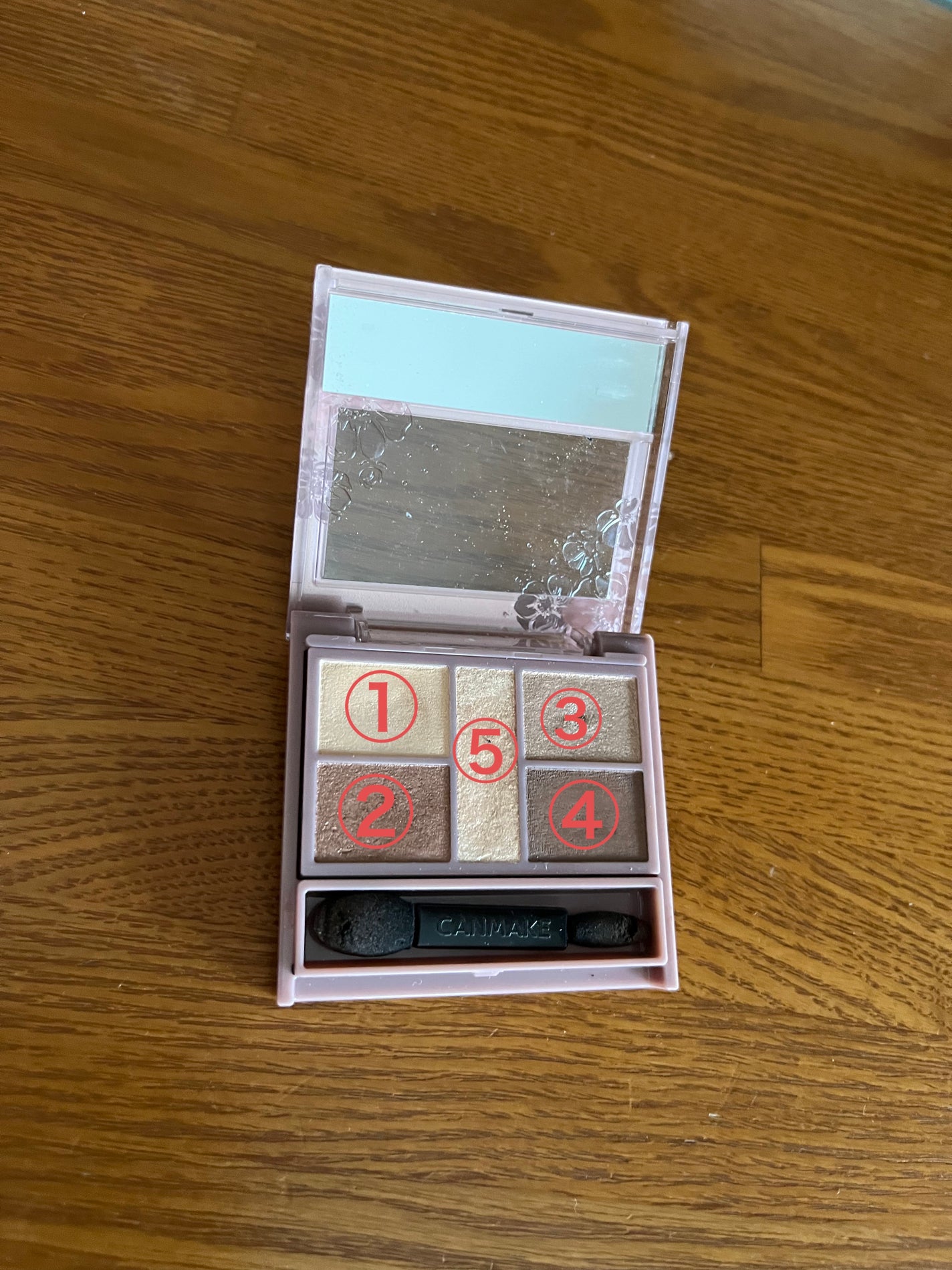 パーフェクトスタイリストアイズ/キャンメイク/アイシャドウパレットを使ったクチコミ(2枚目)