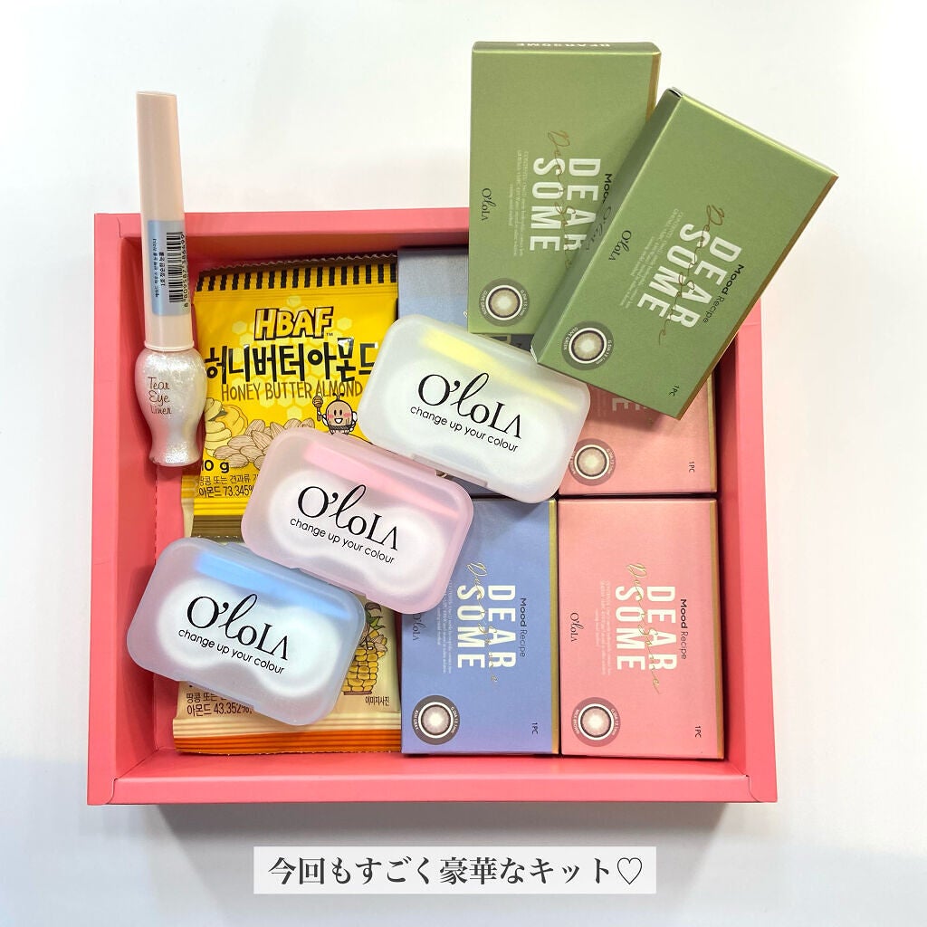 ディアサム(DearSome)/OLOLA/カラーコンタクトレンズを使ったクチコミ(3枚目)