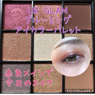 UR GLAM　BLOOMING EYE COLOR PALETTE/U R GLAM/アイシャドウパレットを使ったクチコミ（1枚目）