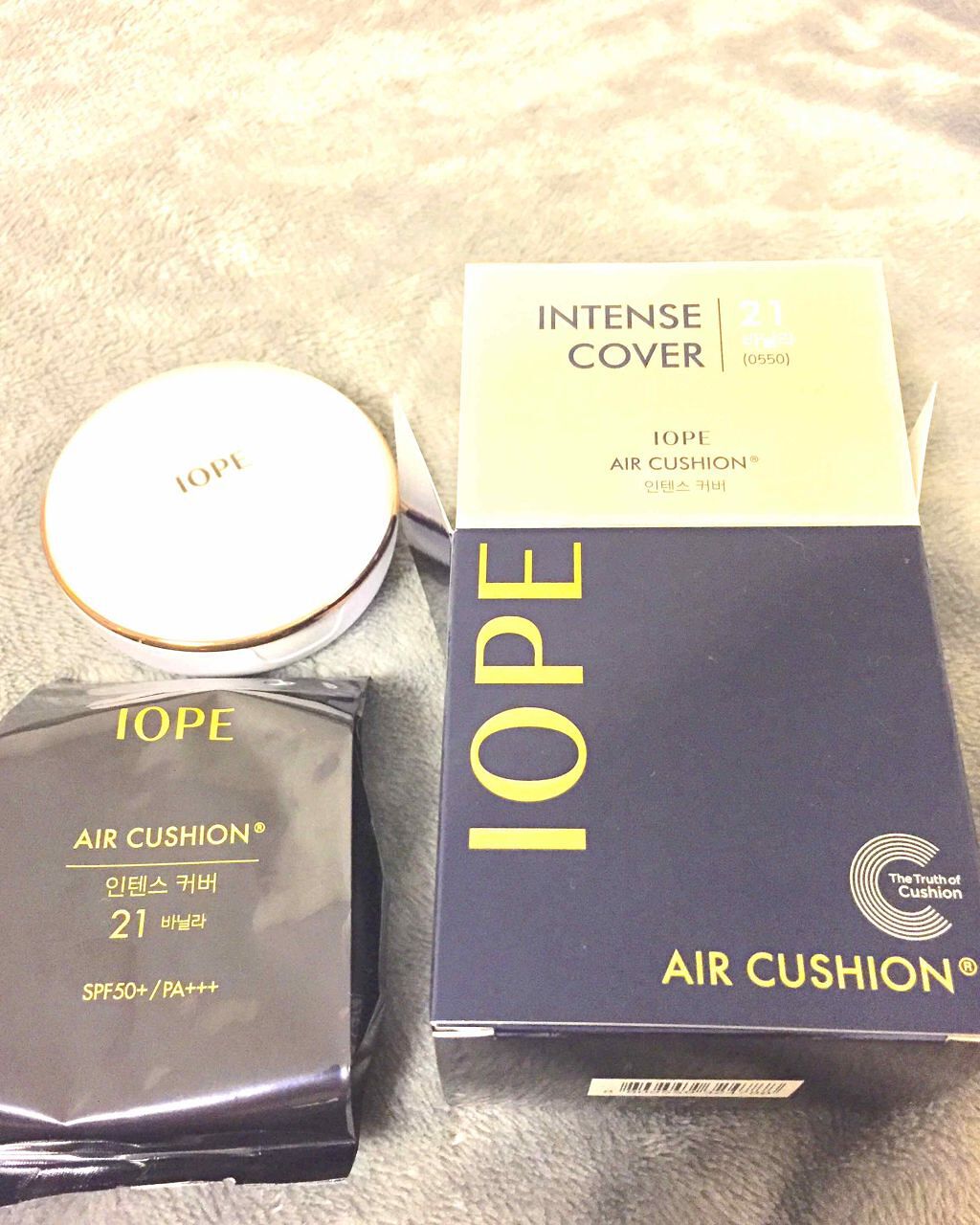 エアクッション インテンスカバー/IOPE/クッションファンデーションを使ったクチコミ(1枚目)