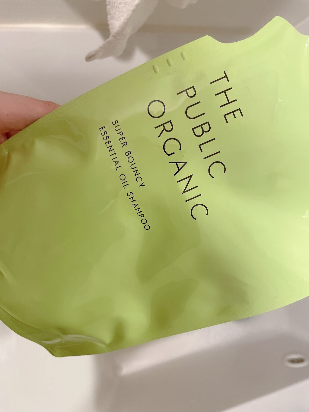 スーパーバウンシー DM シャンプー／DM ヘア トリートメント シャンプー詰替 400ml/THE PUBLIC ORGANIC/市販シャンプーを使ったクチコミ（1枚目）