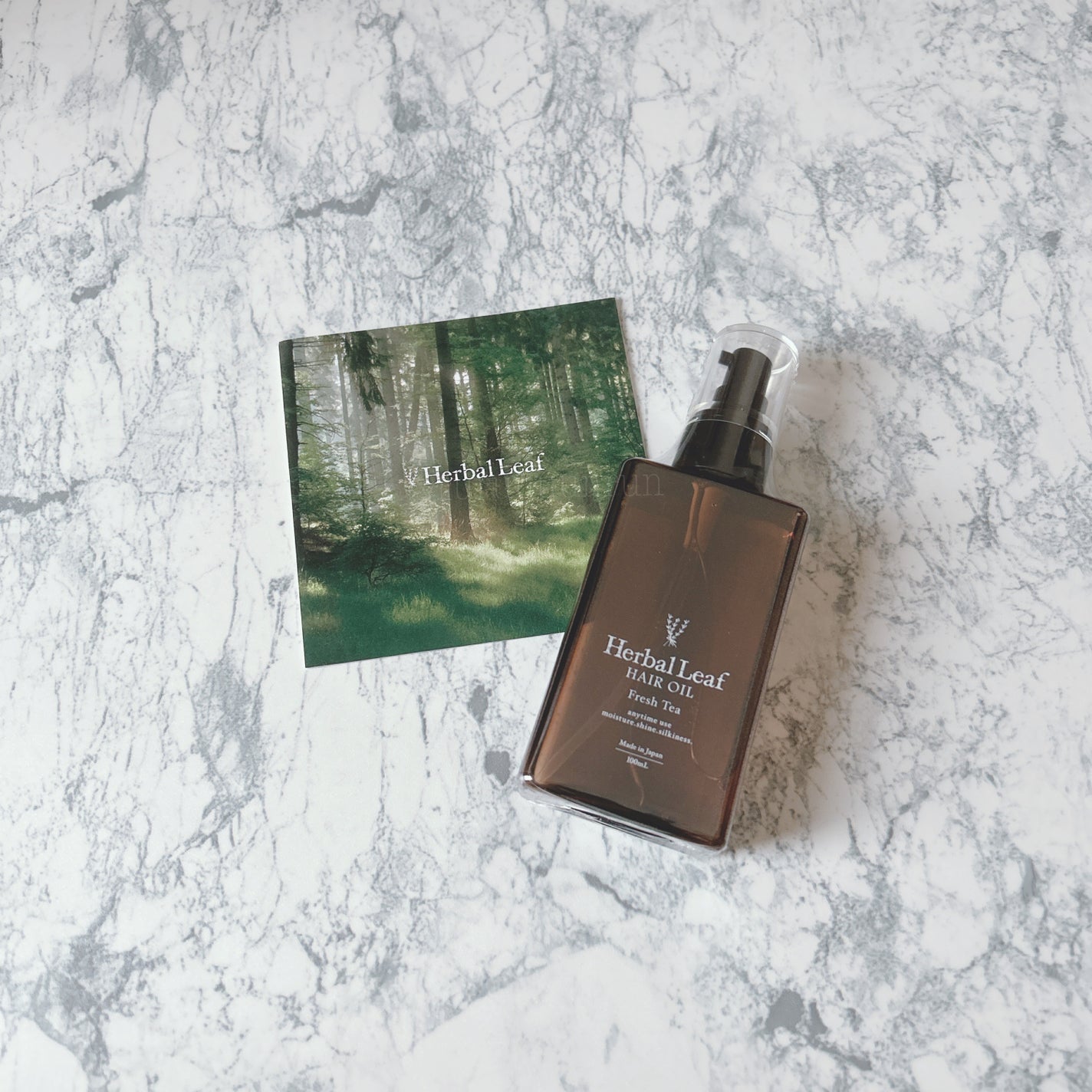 オーガニックヘアオイル フレッシュティーの香り/ハーバルリーフ/ヘアオイルを使ったクチコミ(1枚目)