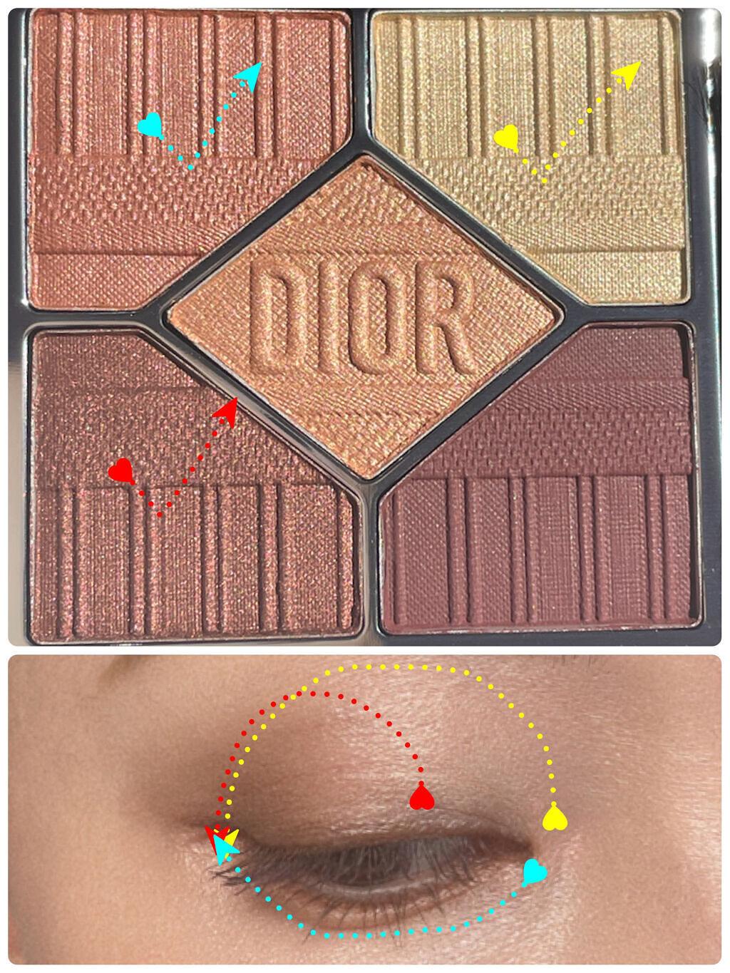 【旧】サンク クルール クチュール/Dior/アイシャドウパレットを使ったクチコミ（3枚目）