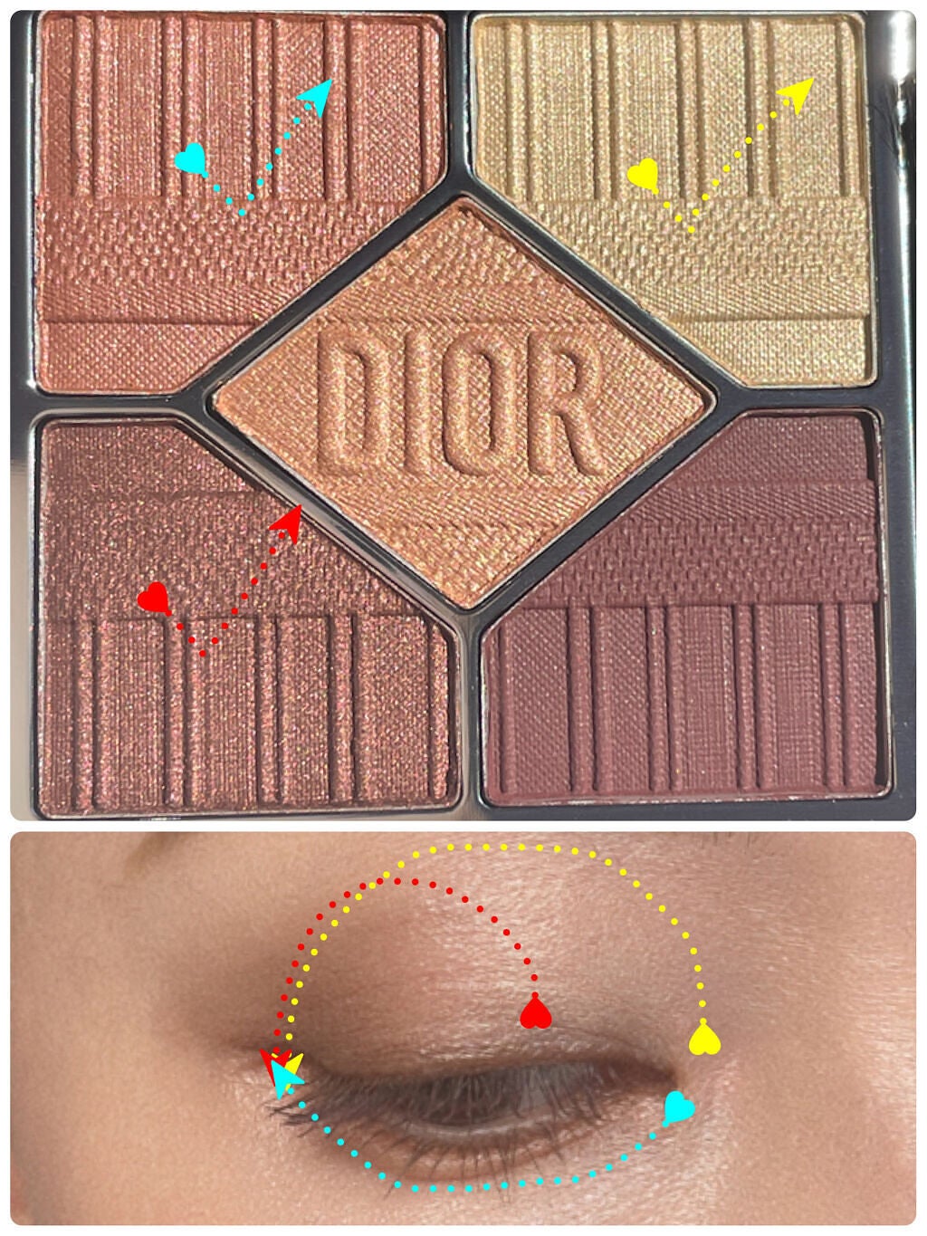 【旧】サンク クルール クチュール/Dior/アイシャドウパレットを使ったクチコミ(3枚目)