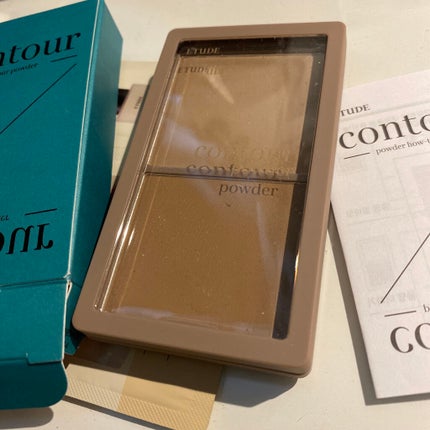 コントゥアパウダー/ETUDE/シェーディングを使ったクチコミ(2枚目)