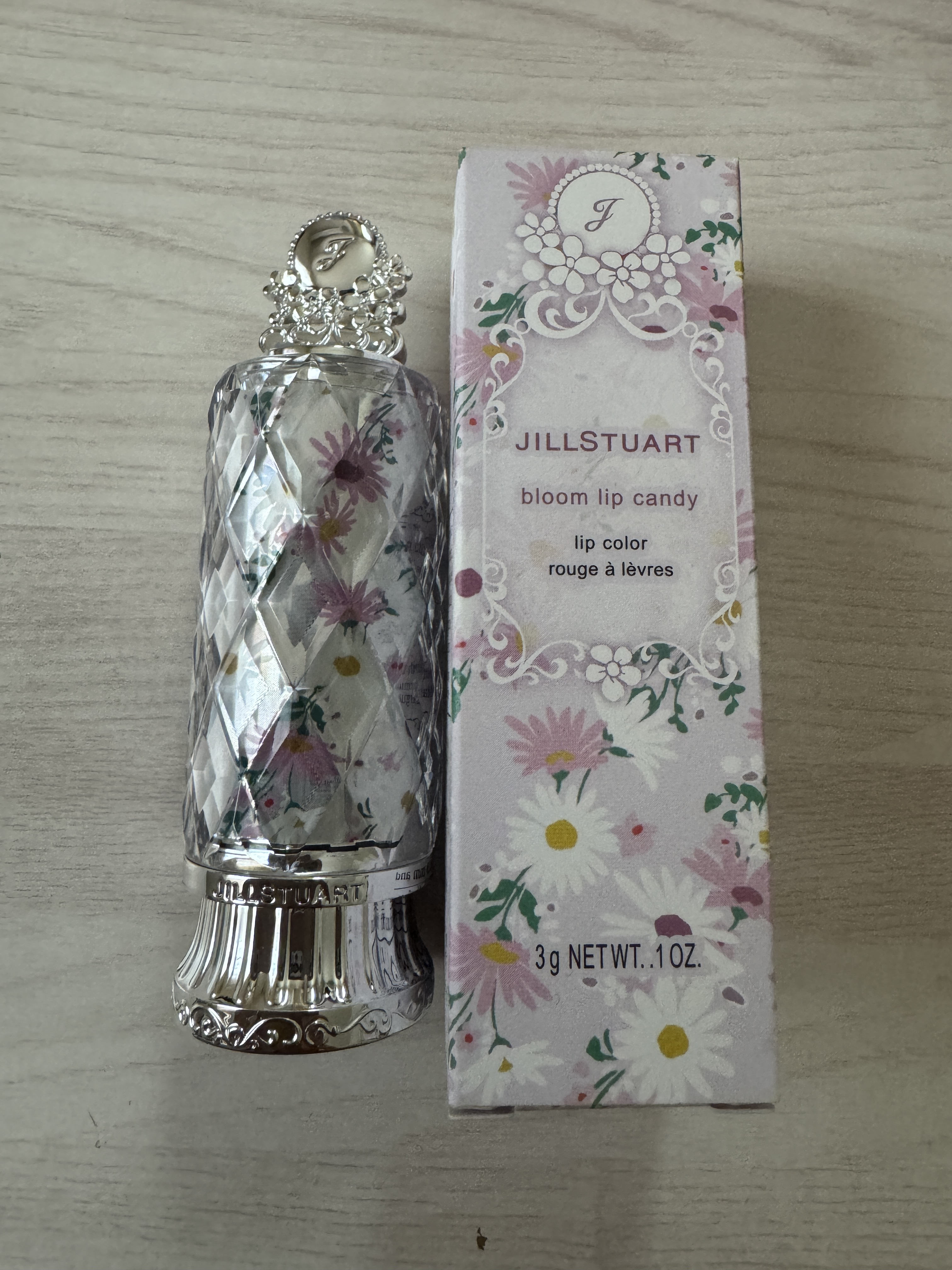 ジルスチュアート ブルーム リップ キャンディ 02 marguerite dream/JILL STUART/口紅を使ったクチコミ（2枚目）